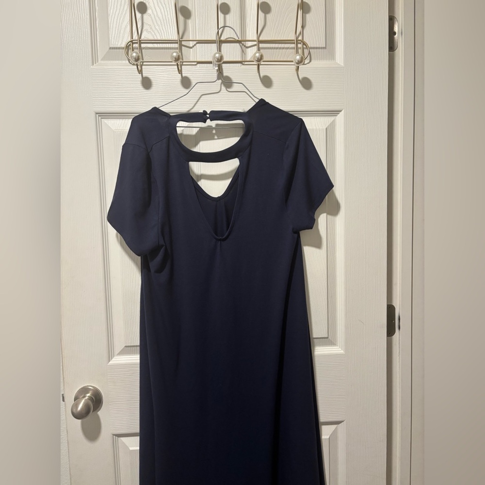 Torrid Navy Blue Dress 💙 NWT - Picture 2 of 4